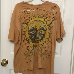 Oversized Distressed Sublime T-Shirt